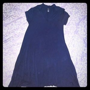 Navy skater dress